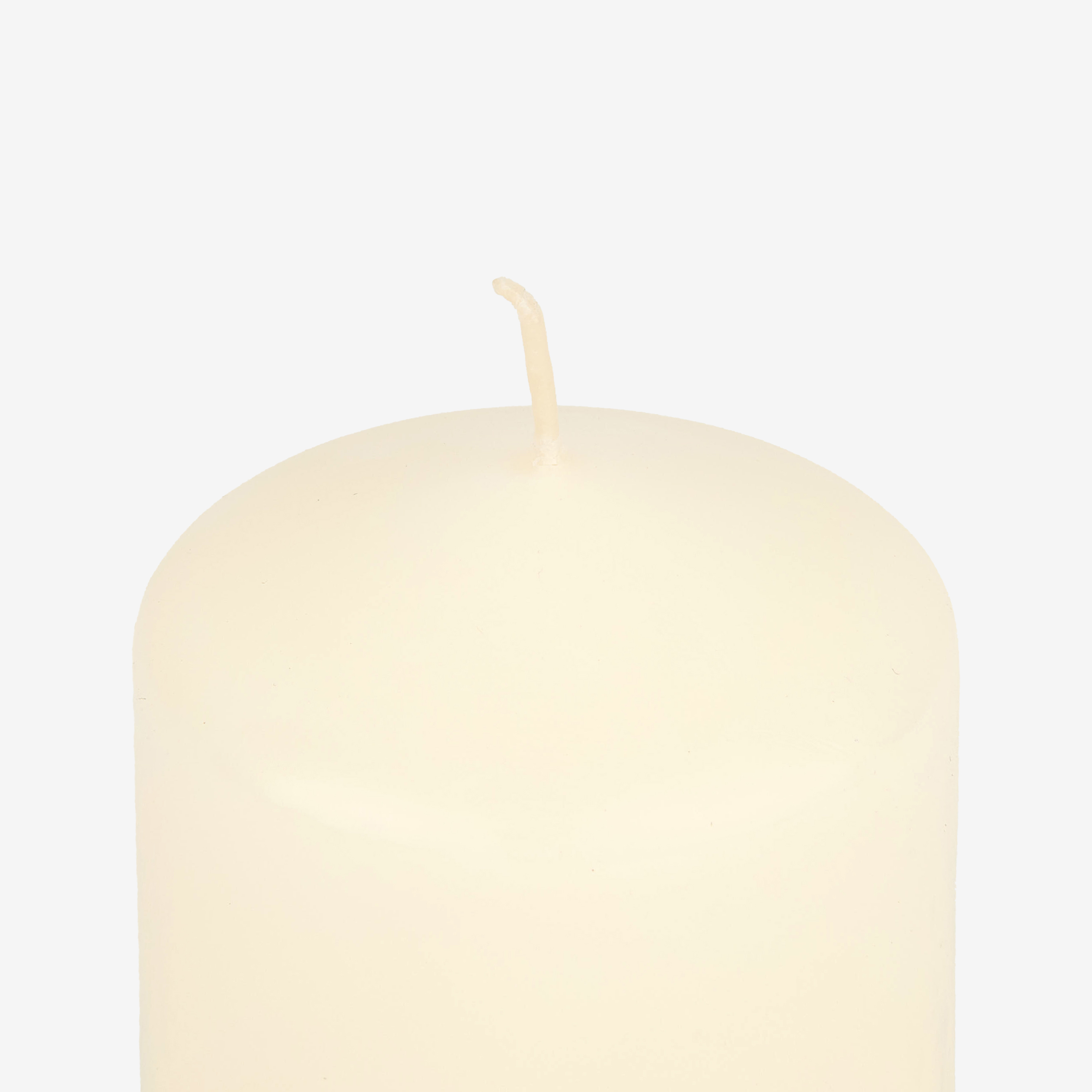 Set de 7 velas decorativas pilar blancas