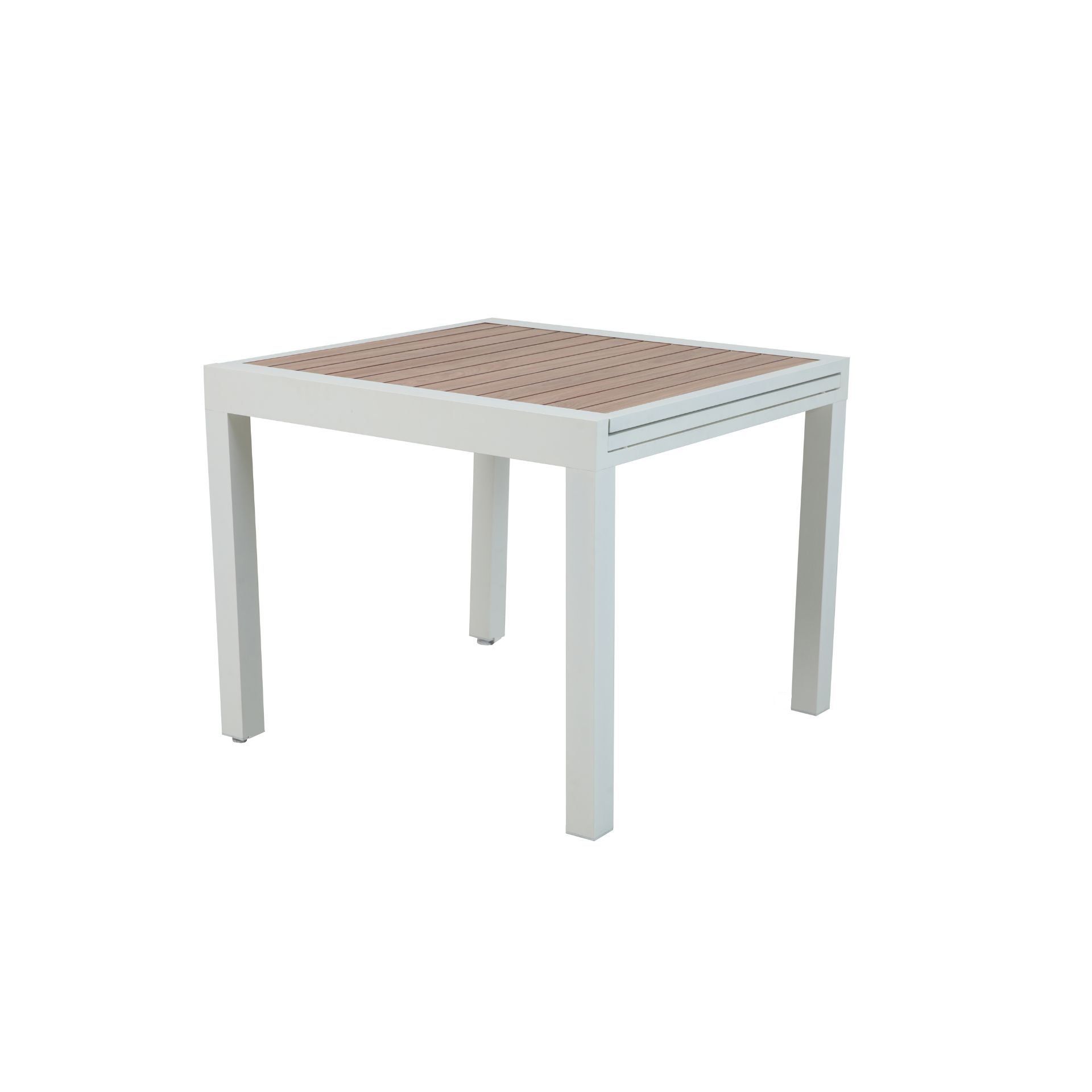 Mesa de jard&iacute;n extensible de aluminio Anafe 90/180x90x75cm