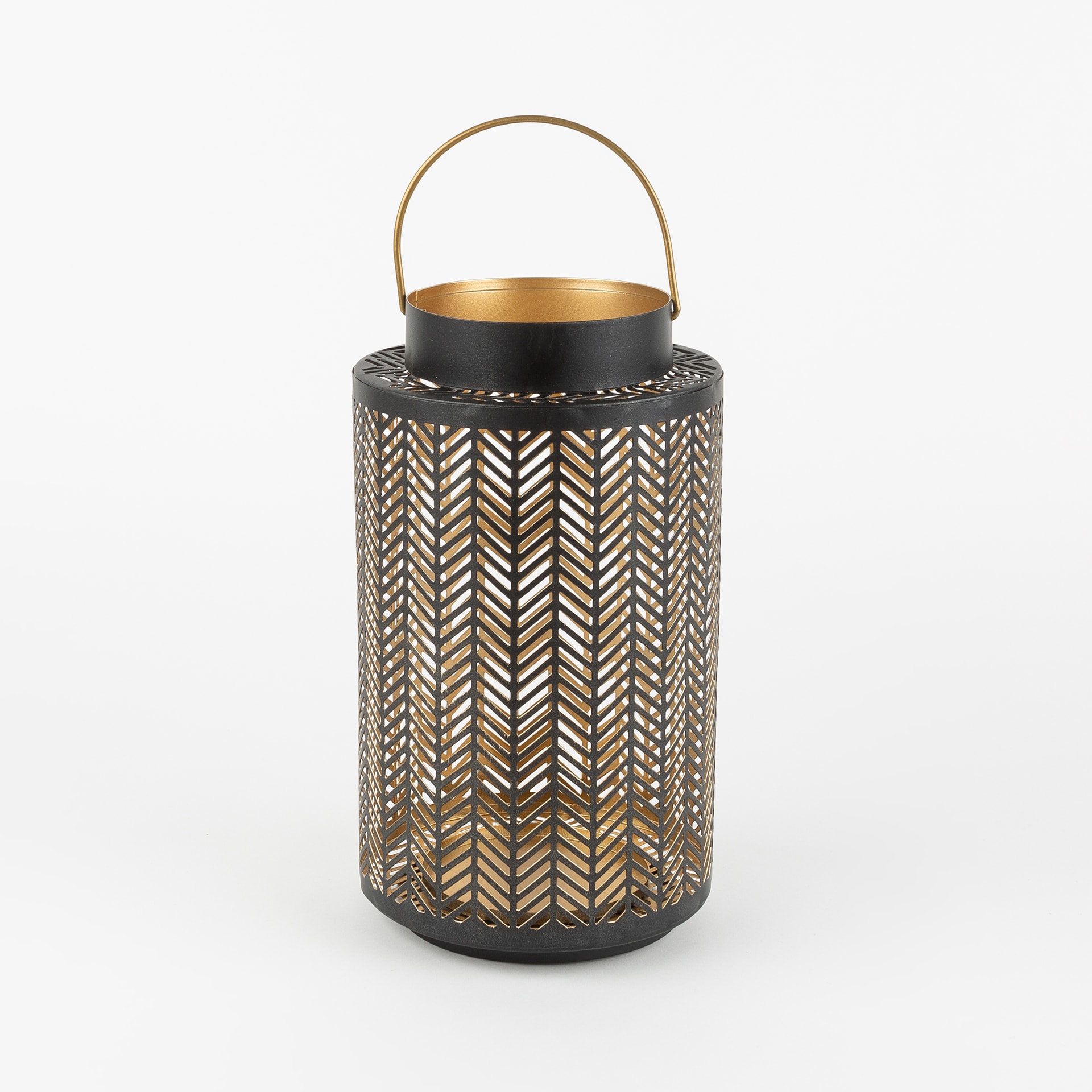 Portavelas metal Ø14x24cm en varios modelos