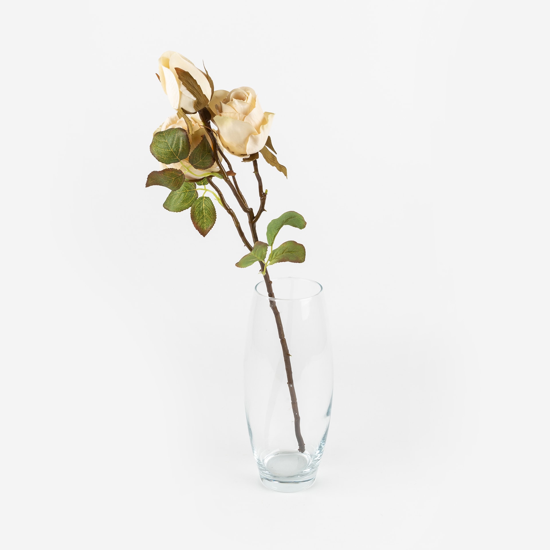 Flor rosa elegance crema