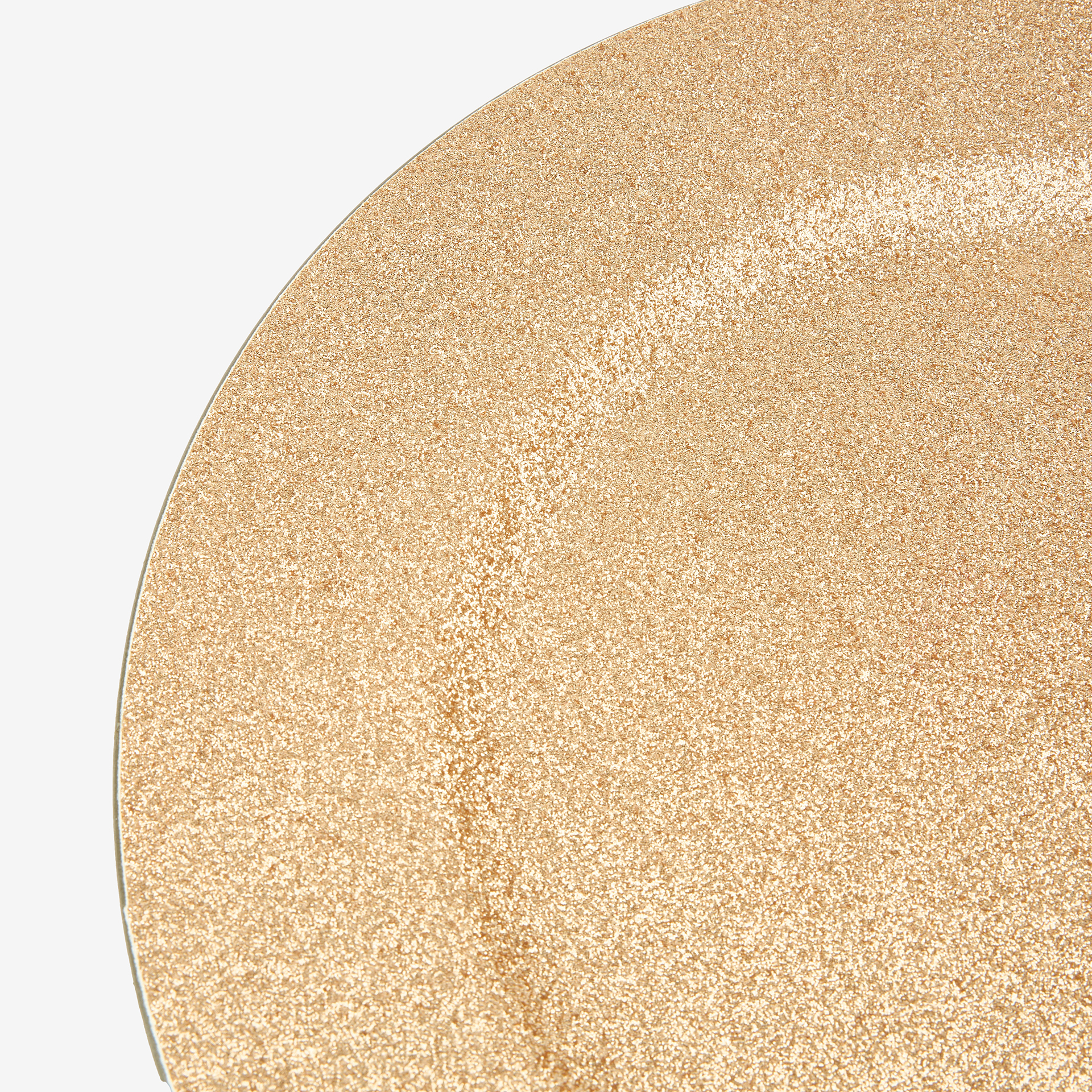 Bajoplato dorado con purpurina Ø33cm