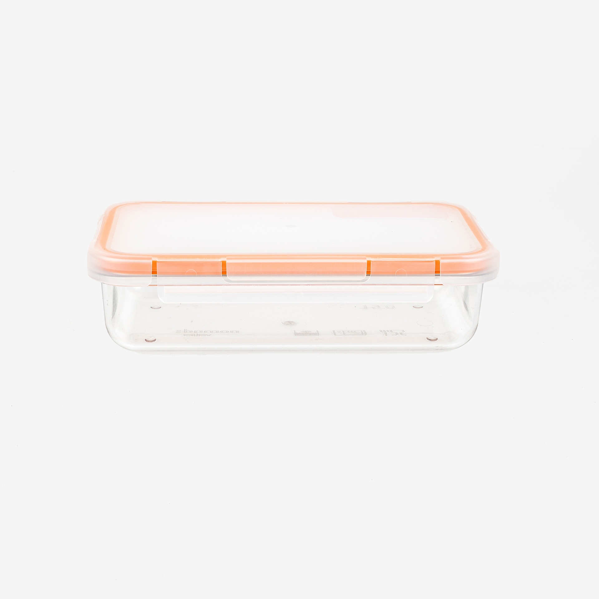 Táper de plástico rectangular hermético Tritan 19x11x5cm - 50cl