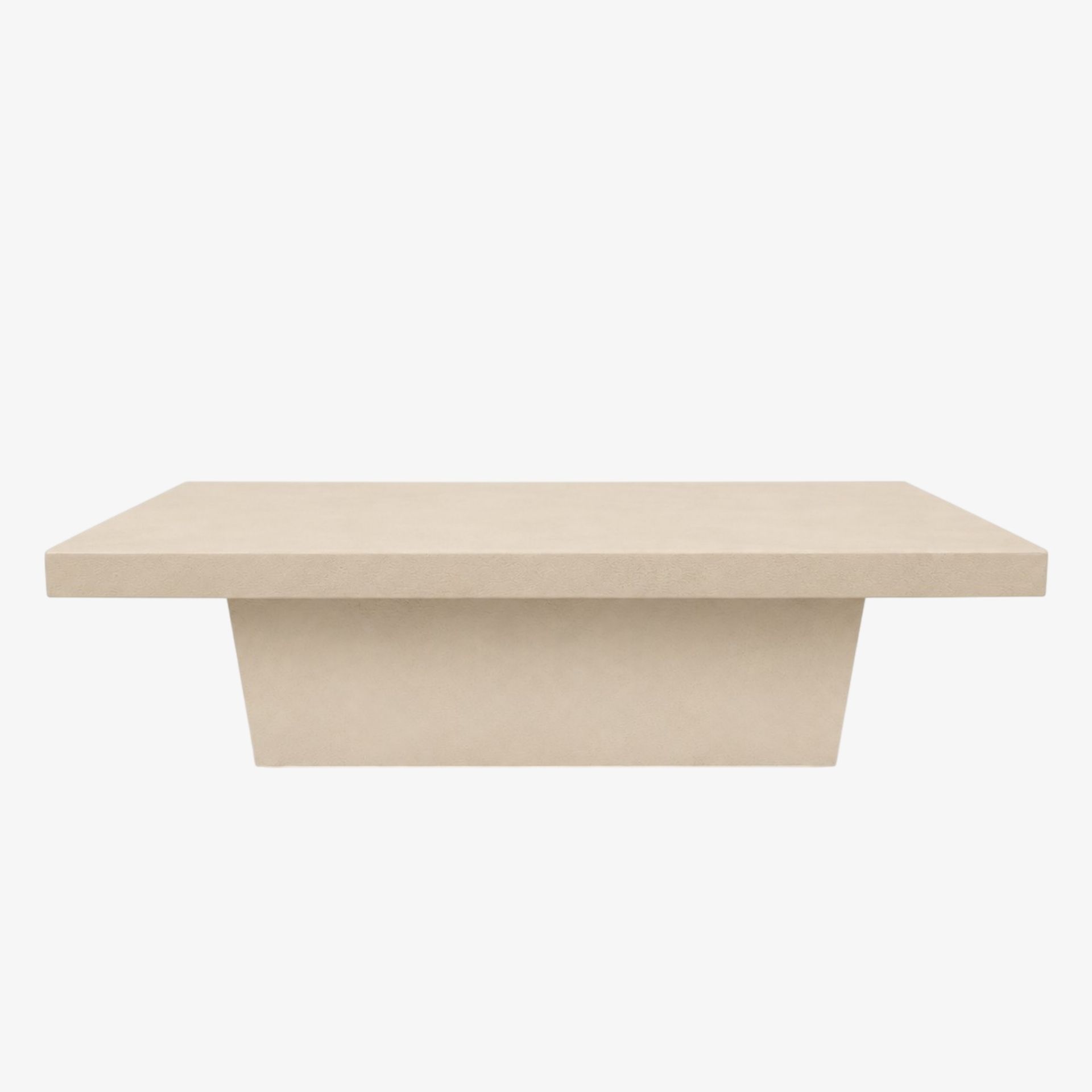 Mesa de centro microcemento Kurli 120x65x40cm Clau&Chloe
