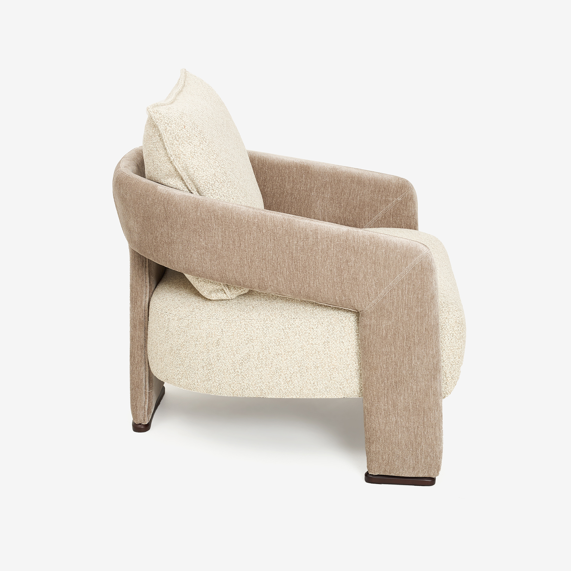 Butaca beige Regina 83x82x69cm Clau&Chloe