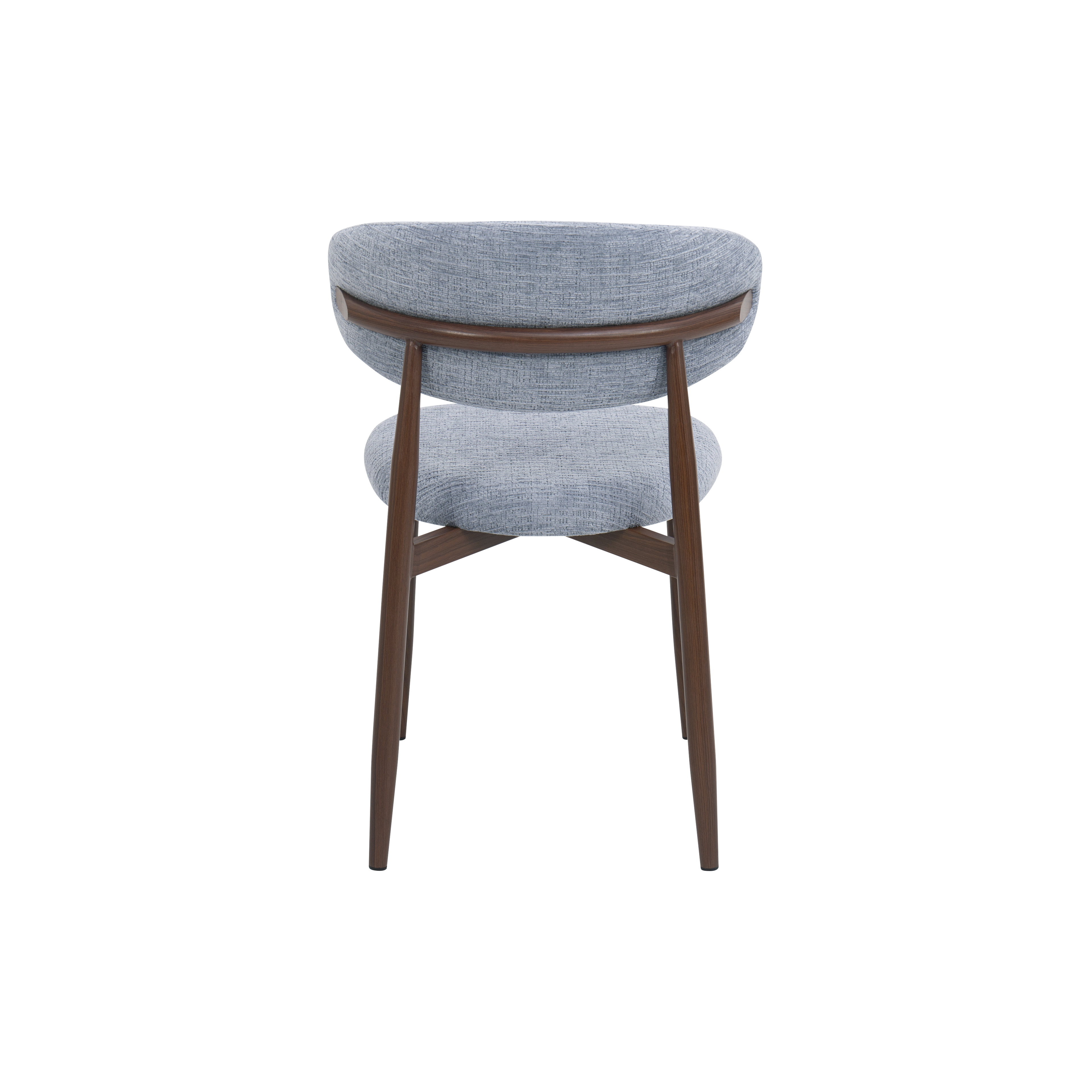 Silla de comedor efecto madera azul Martina 54x52x76cm Clau&Chloe
