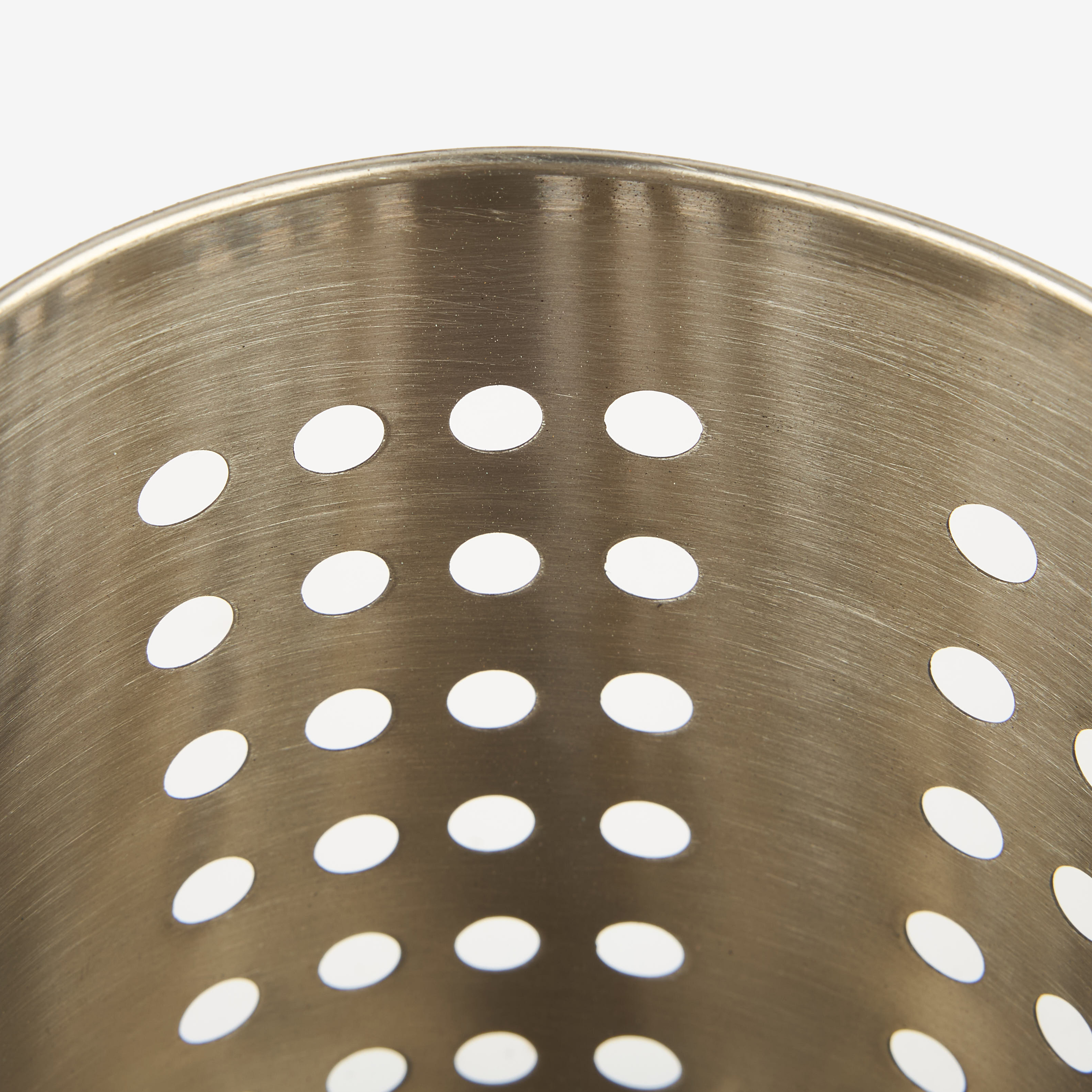 Escurrecubiertos de acero inoxidable negro Ø11x13cm