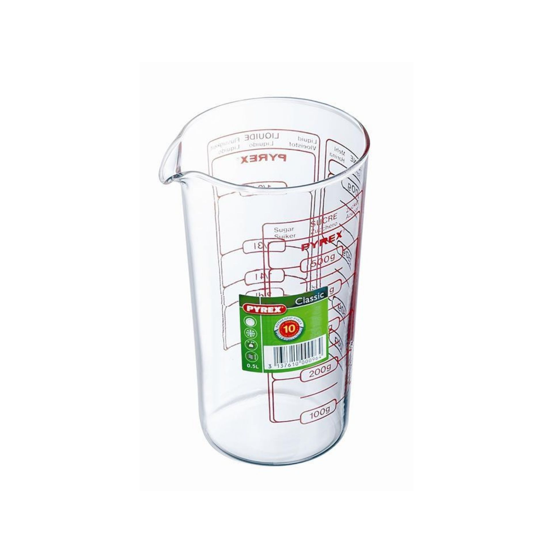 Vaso medidor de vidrio Pyrex 50cl