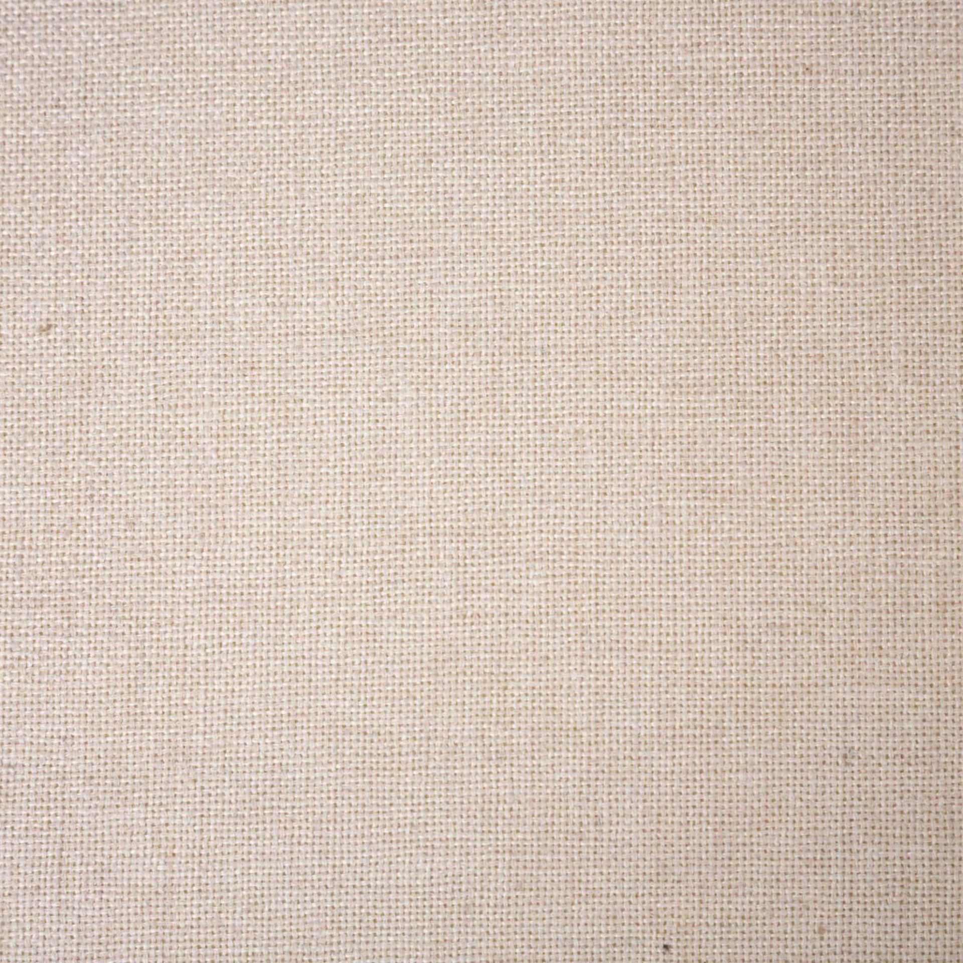 Silla de comedor blanca de lino Huno 