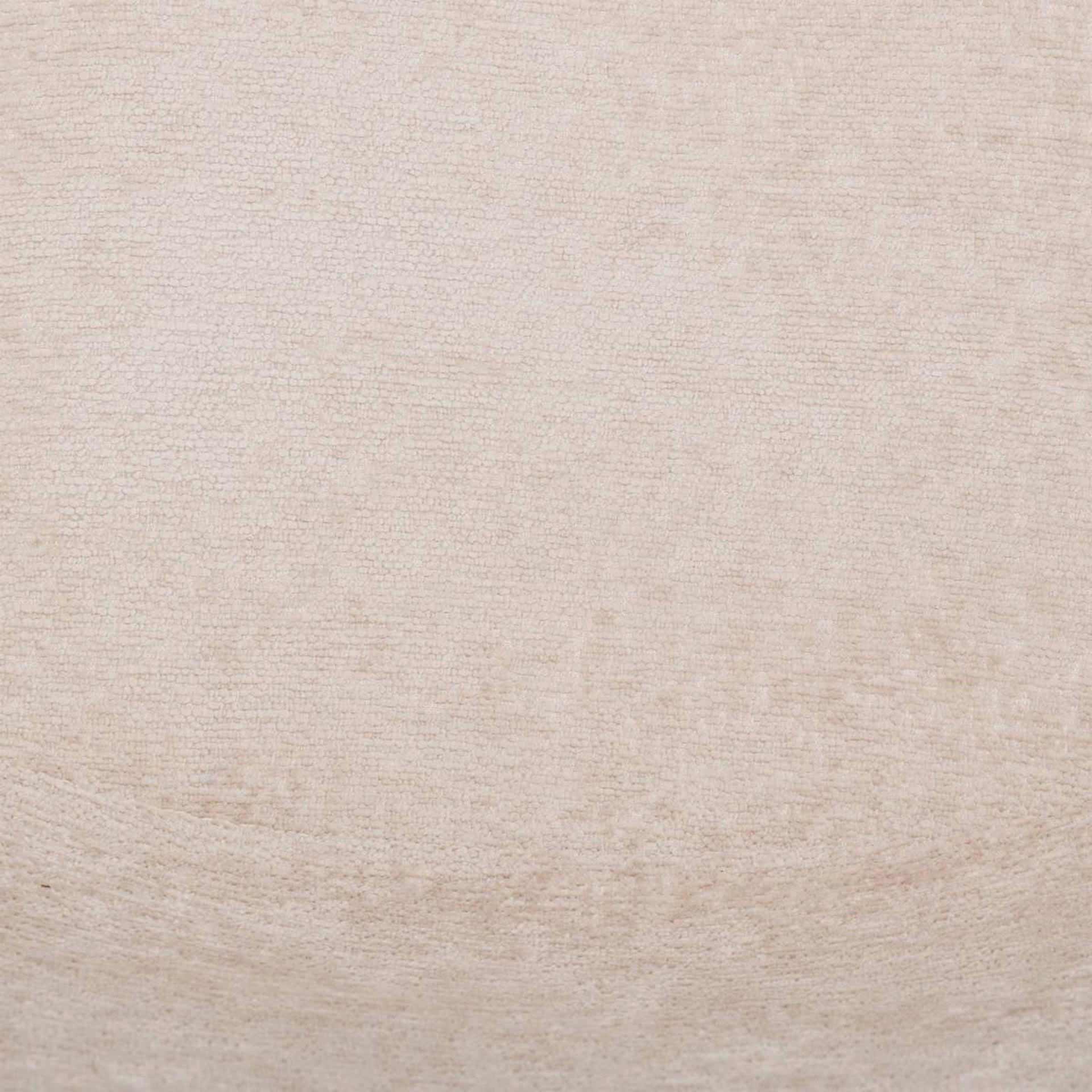 Silla de comedor beige de chenilla Tavel 