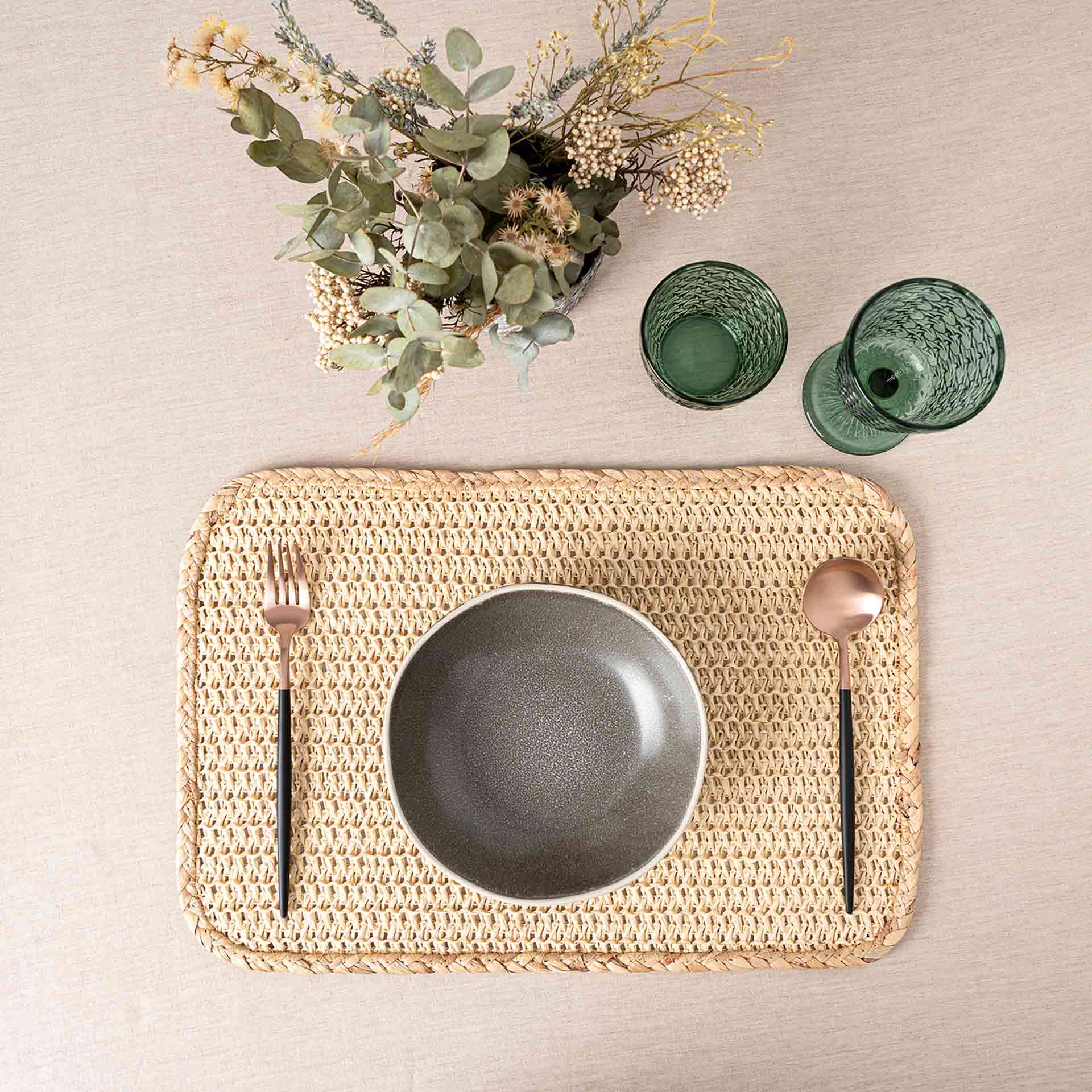 Mantel Individual beige Okapi 30x45cm