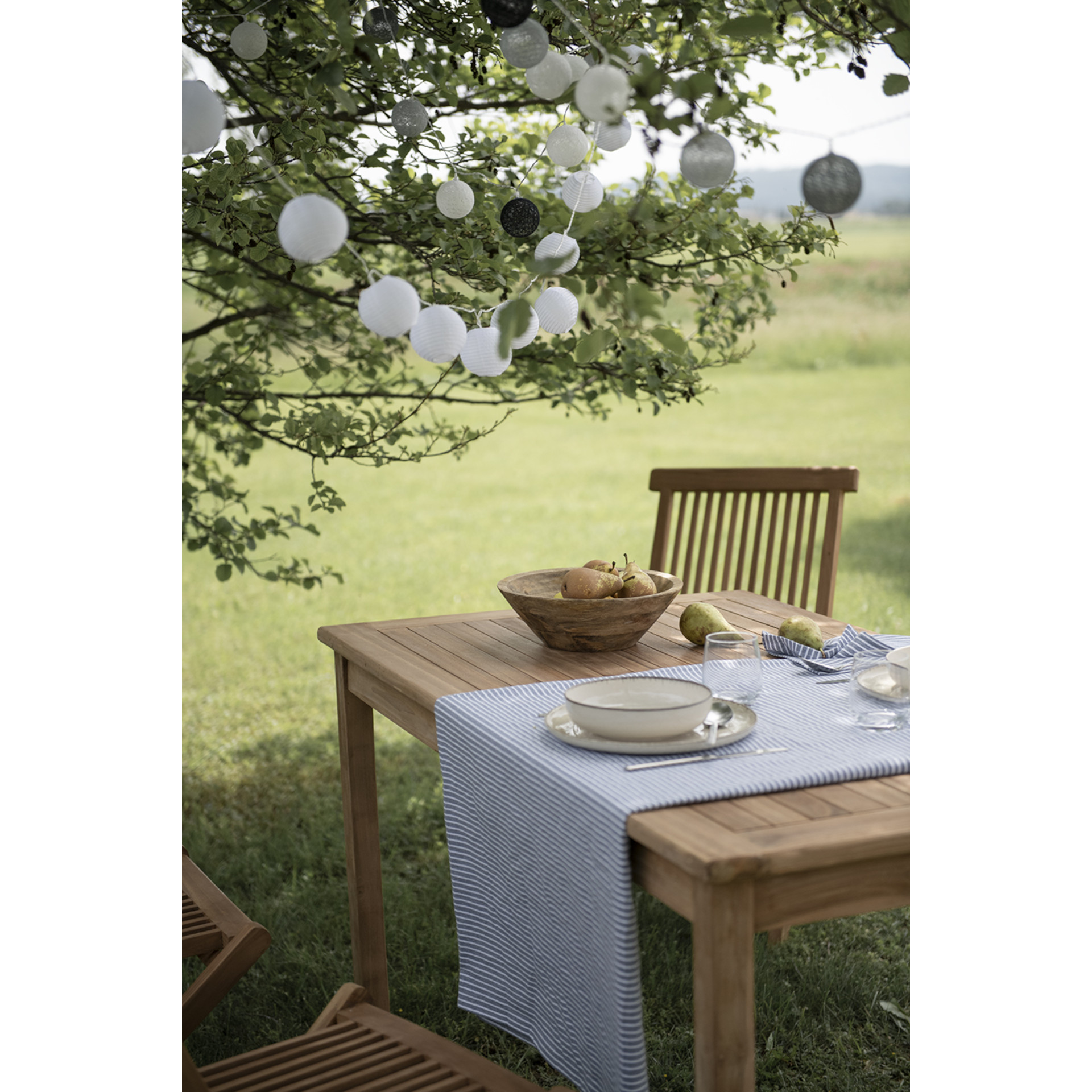 Mesa de jard&iacute;n de madera de teca Azores 140x80cm