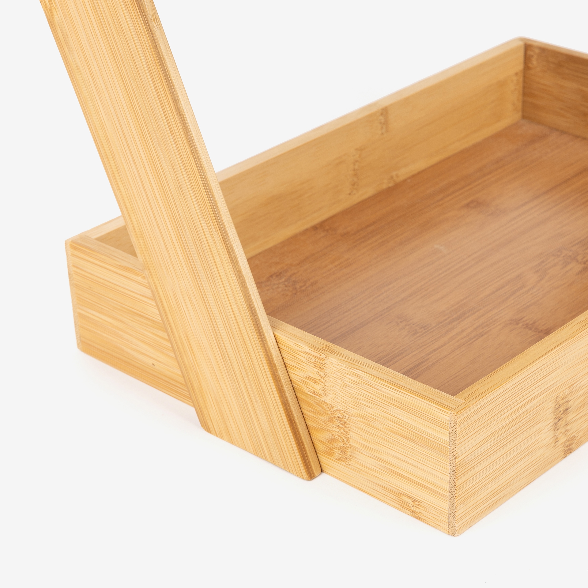 Organizador de bamb&uacute; con 2 niveles