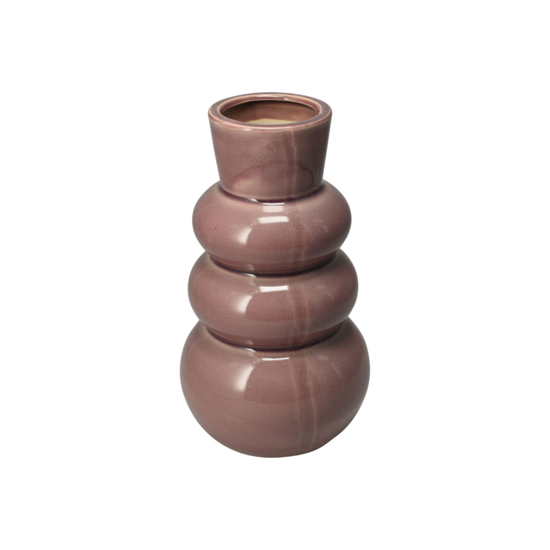 Jarrón rosa Adao Ø16x29cm