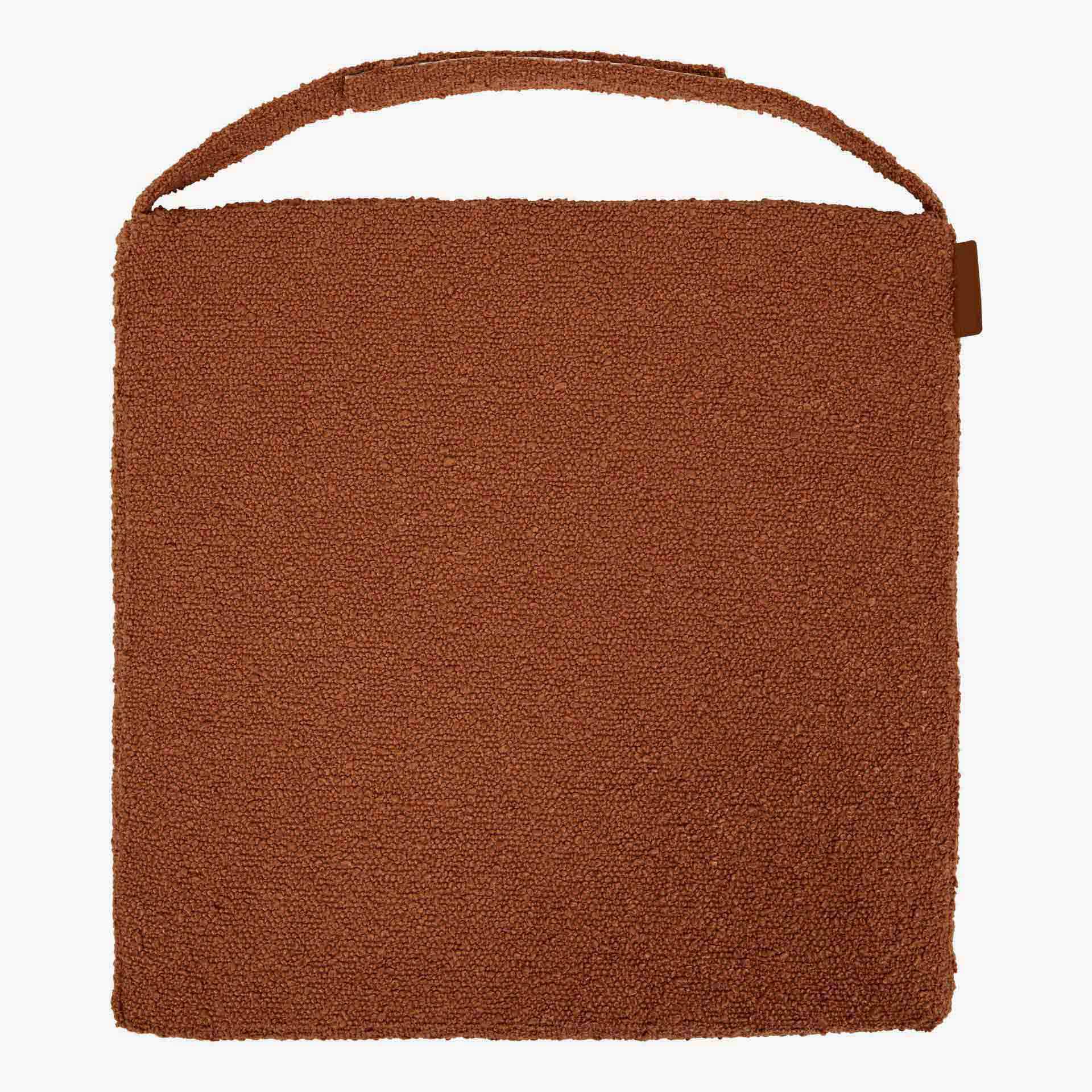 Cojin para silla de jard&iacute;n con velcro caoba Soreya 40x40cm