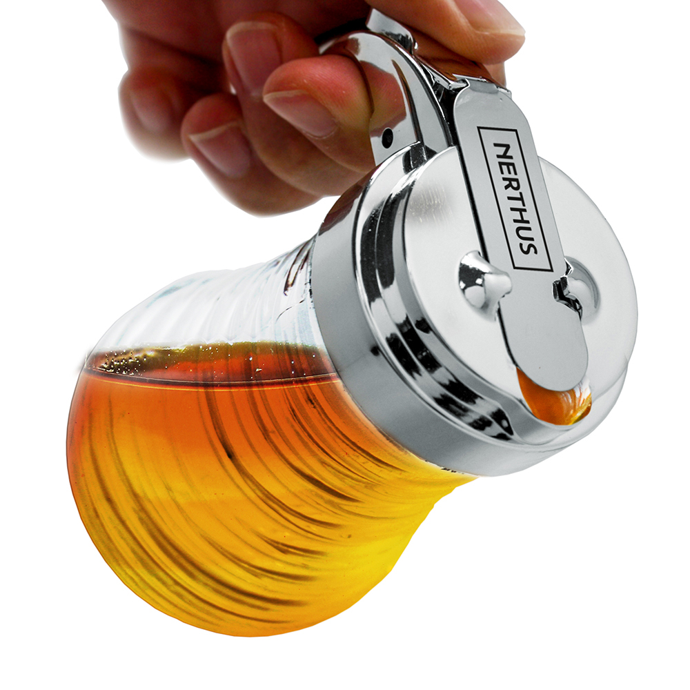 Dispensador de miel de cristal