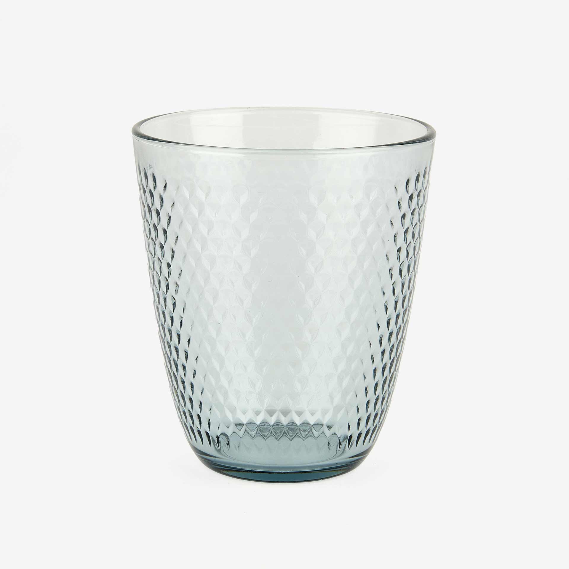 Vaso de vidrio azul Pampille 31cl