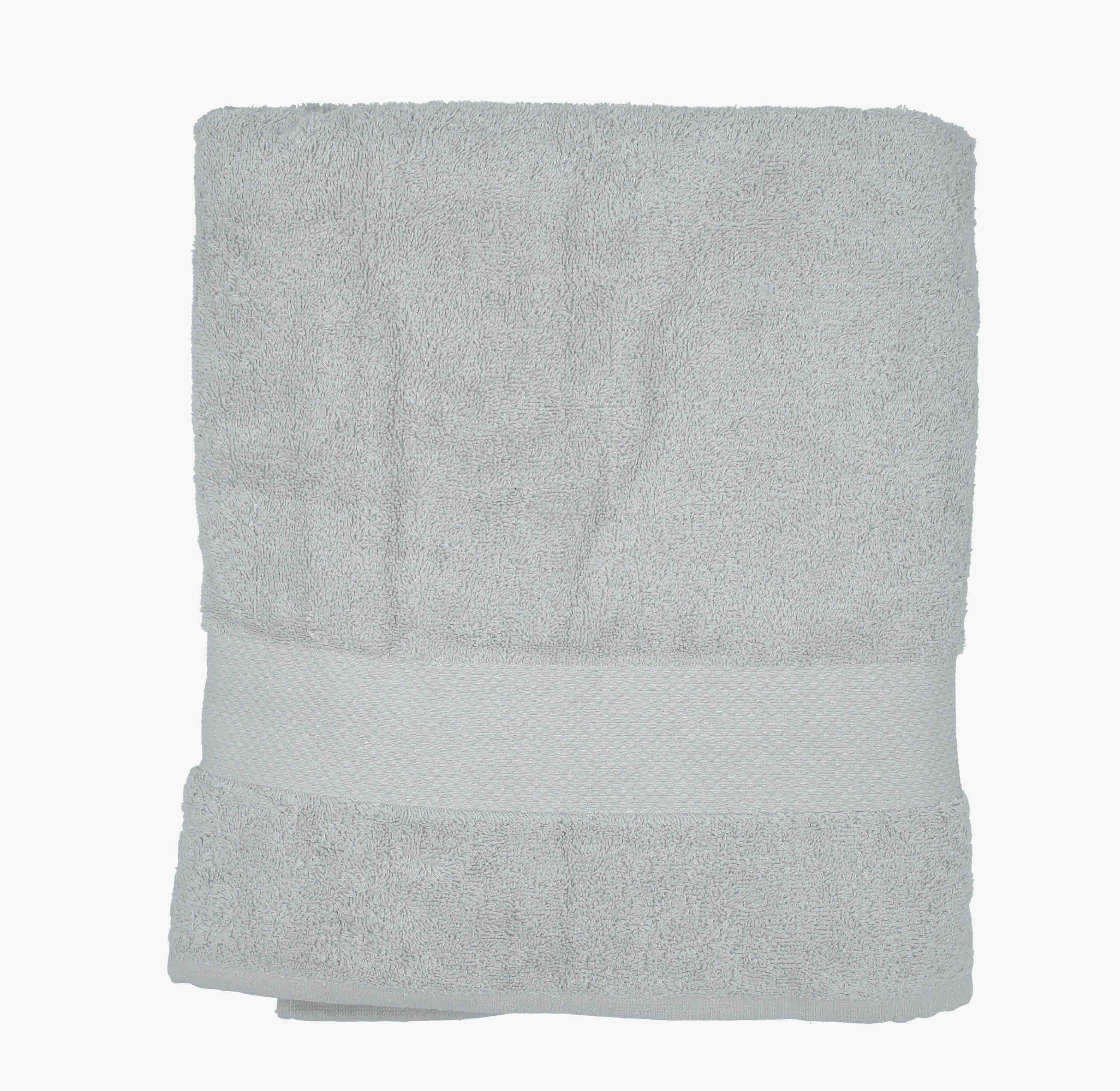 Toalla de ba&ntilde;o de algod&oacute;n 100% gris Armon&iacute;a 100x150cm - 500 g/m&sup2;