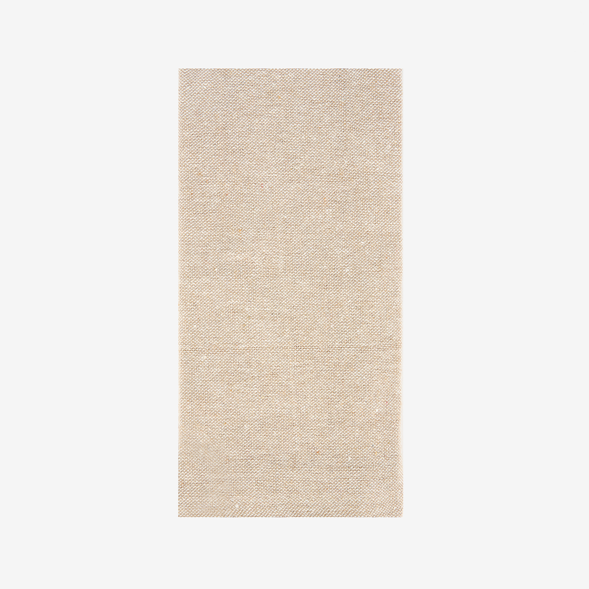 Set de 2 servilletas de algodón beige 43x43cm