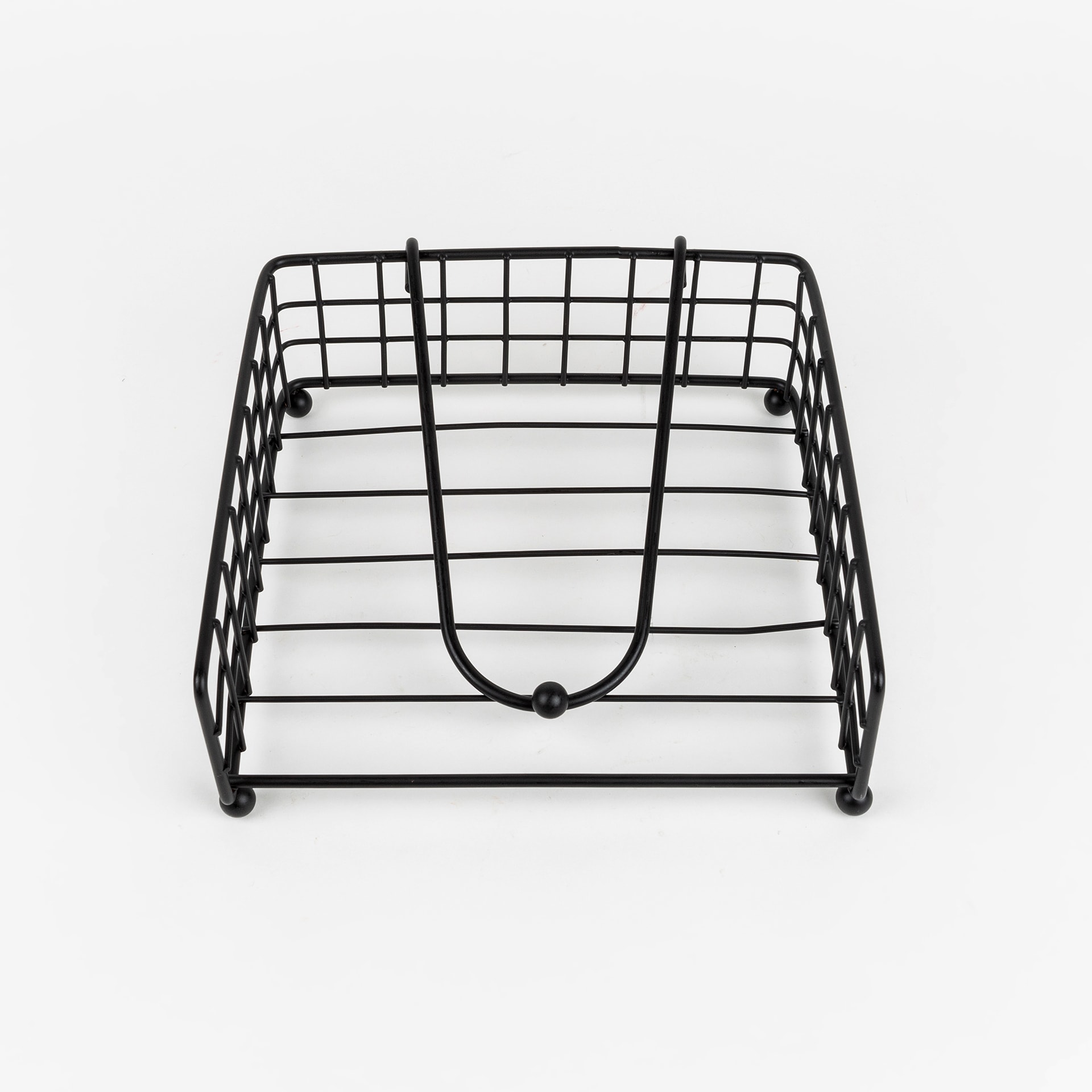 Servilletero acero Preto 19x19x7cm